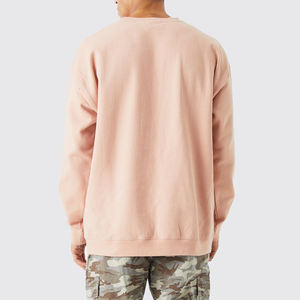 เสื้อสเวตเตอร์ผ้าฝ้ายเนื้อ100% น้ำหนักเบาระบายอากาศได้ดีพิมพ์โลโก้ตามสั่งสไตล์ลำลองและสตรีทแวร์บริการ OEM - Product Image 2