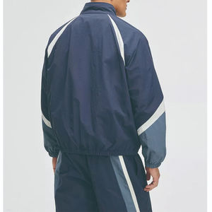 Ensemble de survêtement pour homme de haute qualité, veste zippée à manches longues en tissu vintage d'hiver, pantalon droit, 100% coton polaire, vêtements de sport - Product Image 3