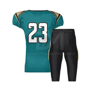 ชุดยูนิฟอร์มอเมริกันฟุตบอลแบบสั่งทำพิเศษ ไซส์ใหญ่ แห้งเร็ว ระบายอากาศได้ดี แขนสั้น ราคาโรงงานถูก มีสินค้าในสต็อก - Product Image 6