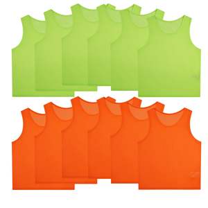Uniforme de entrenamiento al aire libre para adultos y niños 12 chalecos de entrenamiento con Camiseta deportiva de corte automatizado para hombres - Product Image 2