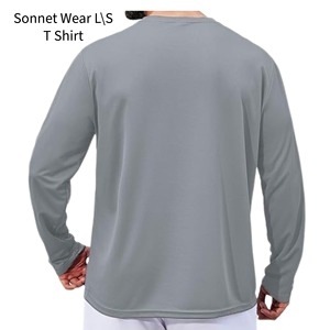 เสื้อยืดแขนยาวผู้ชายโพลีเอสเตอร์100% - Product Image 6