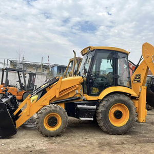 Usado JCB 4CX compacto retroexcavadora cargadora de ruedas 4x4 75KW engranaje de accionamiento rueda delantera cubo maquinaria de construcción con rodamiento Huade - Product Image 1