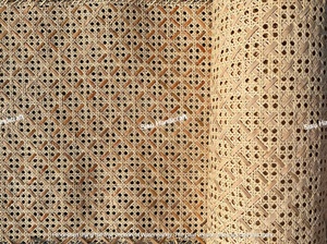 Produit textile d'ameublement tissé en rotin Sisu Handicraft avec motif double étoile - Product Image 3