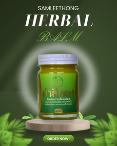 Marque privée Vente en gros au détail En vrac Thaïlande Samleethong Baume aux herbes Extrait naturel Phlai 50ml Massage Soulagement de la douleur corporelle - Product Image 6