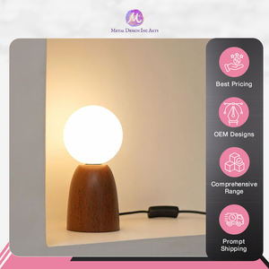 Colección única de lámpara de escritorio, lámpara de mesa eléctrica de madera de 2kg de peso, fabricante y exportador de origen indio a la venta - Product Image 5