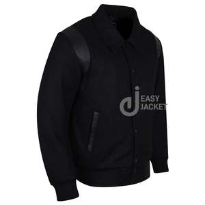High Quality Letterman Varsity <b>Jackets</b> Wool Body Genuine Leather Sleeves Winter Wear <b>Smart</b> and Stylish <b>Men's</b> <b>Jackets</b> - Product Image 3