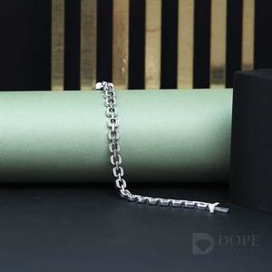 Bracelet pour femme en or massif 14 carats avec diamant de laboratoire de luxe 2,75 carats certifié IGI et design exclusif - Product Image 5