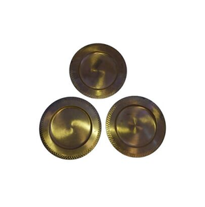 Assiette de chargeur d'ustensiles de cuisine de qualité standard avec plusieurs finitions Assiette alimentaire en métal massif Design moderne - Product Image 5