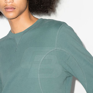 Sweat-shirt pull de haute qualité pour hommes dernière conception hivernale col rond manches longues motif solide sweat à capuche teint uni sweats à capuche - Product Image 4