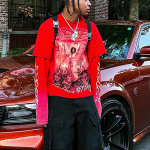 Camiseta de manga larga con hombros descubiertos de moda de calidad superior con diamantes de imitación máxima comodidad para el invierno Envío rápido a todo el mundo - Product Image 2