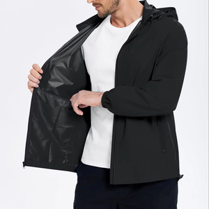 Wholesale Zipper Type 100% Polyester <b>Soft</b> <b>Shell</b> <b>Jackets</b> for Men Streetwear Outdoor NYLON/Copolyester Closure - Product Image 1