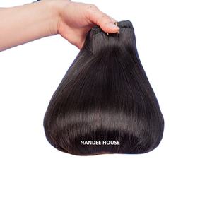 Extensions de cheveux de vison brésilien vierge sac de lune à cuticules alignées poule paquets humains bruts non transformés fermeture Style Afro vague indien - Product Image 2