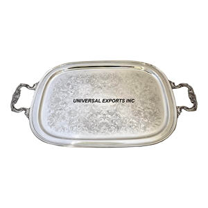 Bandeja de chocolate de lujo de metal Nueva llegada Bandeja de chocolate hecha a mano Bandeja de chocolate de diseñador elegante clásico - Product Image 1