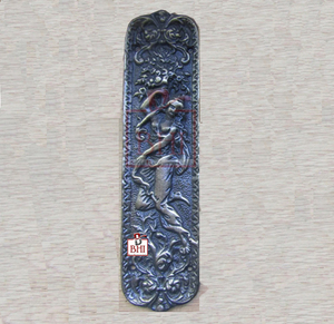 Placa de dedo de hierro fundido estilo vintage, accesorio decorativo de puerta, antiguo victoriano - Product Image 2
