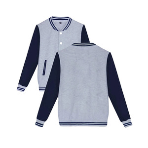 Veste universitaire d'hiver sur mesure pour hommes de grande taille dans le ciel décoré de fourrure-disponible au prix de gros - Product Image 2