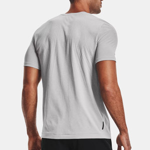 100% coton blanc O cou hommes t-shirts en gros été hommes nouvelle mode t-shirts courts tri-mélange t-shirts pour la salle de sport - Product Image 2