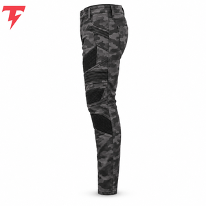 Pantalon de motard en mesh offrant une excellente circulation d'air, un tissu durable et un confort flexible pour les activités de conduite et de tourisme par temps chaud. - Product Image 2