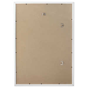 Marco de Madera Blanco para Decoración, 50 x 70 cm, Cuadrado, de Bambú, para Lienzo, Espejo o Imagen, Estilo Colgante para Fotos, Marco Abatible A3 - Product Image 1