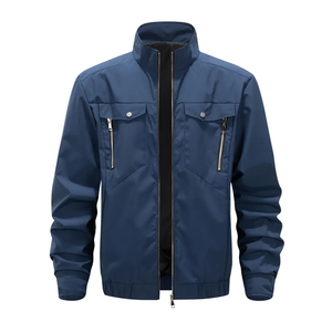 Vente en gros Nouveau style Veste Softshell de qualité supérieure Veste Softshell Imperméable pour homme Streetwear à fermeture éclair respirante - Product Image 2