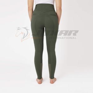 Jodhpurs d'équitation classiques pour femmes conçus avec un tissu respirant matériau extensible flexible ceinture sécurisée à prix bon marché - Product Image 3