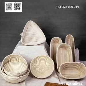 Eco-friendly Rattan Fruit <b>Bread</b> <b>Baskets</b>-Customizable Natural Woven Uncoated Minimalist Design Serving Decoration Bowls Business - Product Image 4