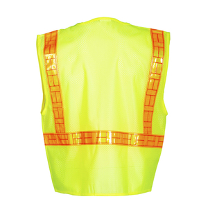 Customizable ANSI Class 2 Safety Vest Anti-Static Waterproof LED Flash Features High Visibility <b>Reflective</b> Unisex Oversize - Product Image 2