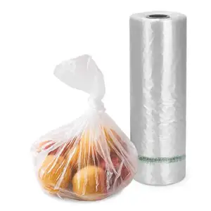 Produce bags on roll with papercore HDPE/LDPE virgin quality with direct factory price made in Viet Nam leading supplier