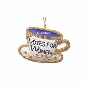 เครื่องประดับปักลายซารีสำหรับตกแต่งงานปาร์ตี้คริสต์มาส ของประดับแขวนสำหรับบ้านและงานแต่งงาน ของตกแต่งที่ไม่เหมือนใคร ผลิตตามสั่งสำหรับต้นคริสต์มาส - Product Image 1