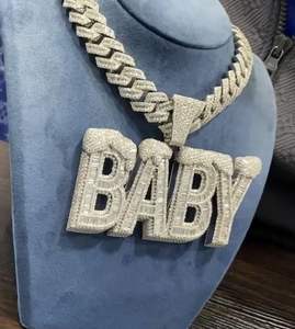 Pendentif Hip Hop glacé très demandé, style statement, plaqué argent, acier inoxydable, unisexe, style streetwear, rap, mode, étanche, IGI - Product Image 3