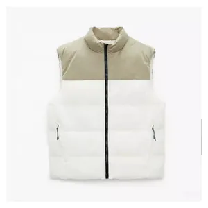 <b>Lightweight</b> Breathable <b>Men</b> Sleeveless Puffer Vest Anti Wrinkle Premium Quality Fashion OEM Wholesale Hot Selling Design - Product Image 1