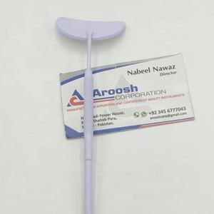Espejo de Inspección de Pestañas de Acero Inoxidable con Forma de Media Luna, Color Personalizado al por Mayor, Marca Privada para Artistas de Pestañas, Punta Puntiaguda, Duradero - Product Image 5