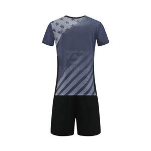 Service OEM Vente en gros de vêtements de sport Uniformes de volley-ball Ensembles imprimés Concevez vos propres maillots à manches courtes et shorts - Product Image 3