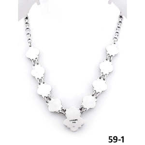 Perle artisanale de style sud-ouest en turquoise blanc et argent sterling, avec motifs classiques religieux, floraux, d'ancre et numériques, idéale comme cadeau - Product Image 3
