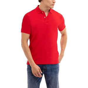 Top qualité été 100% coton personnalisé brodé Logo hommes Polo T-Shirt extérieur boutonné décontracté hauts hommes polos - Product Image 4