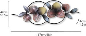 Arte de Pared Metálico Dorado en Oferta para Decoración del Hogar, Arte de Pared Metálico Moderno, Decoración de Pared - Product Image 2