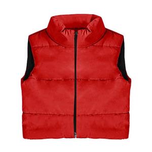 Gilet matelassé pour femme sur mesure, veste courte sans manches d'hiver - Product Image 6