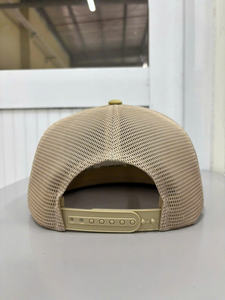 หมวกแก๊ปฮิปฮอปแบบสบายๆ 7 แผง ปักโลโก้ 2 มิติ ตามสั่ง ปีกแบน สีน้ำตาลสองสี สำหรับกิจกรรมกลางแจ้ง ผลิตในเวียดนาม (OEM) - Product Image 4