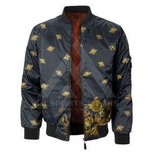 Venta caliente diseño personalizado impresión completa sublimación personalizada chaqueta de bombardero para los hombres - Product Image 1