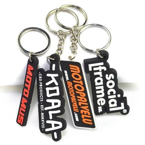 Bold Logo Custom Shaped PVC & Soft Rubber Keyring Fashionable <b>Accessory</b> for <b>Music</b> Fans Startups Lifestyle Brands - Product Image 4