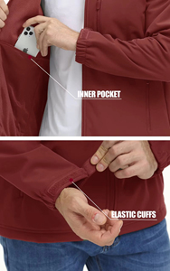 Veste coupe-vent d'hiver pour hommes de haute qualité, nouveau manteau à col montant, fermeture éclair, fabricant personnalisable, OEM, vente en gros - Product Image 3