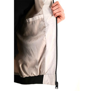 Chaqueta bomber para hombre hecha a medida de alta calidad, tela de lona con logotipo personalizado, precio al por mayor - Product Image 4