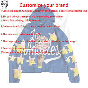 Vente en gros de sweat-shirt à glissière intégrale fabricant de sweat-shirt à glissière intégrale à transfert de chaleur surdimensionné personnalisé sweats à capuche à fermeture éclair intégrale en mousse avec logo 3d imprimé bouffant - Product Image 6