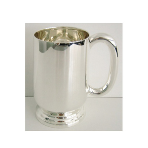 Mug à bière médiéval en laiton plaqué argent au design unique, nouveau modèle, dernier cri, prix de gros - Product Image 1