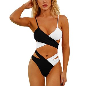 2025 vente en gros Logo personnalisé concepteur de luxe été dames vêtements de plage taille haute Sexy femmes maillots de bain une pièce maillot de bain - Product Image 5