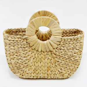 Artex Dong Thap Factory Handmade <b>Straw</b> Handbag Vietnam <b>Woven</b> Seagrass Water Hyacinth Handicrafts Stylish <b>Bags</b> - Product Image 1