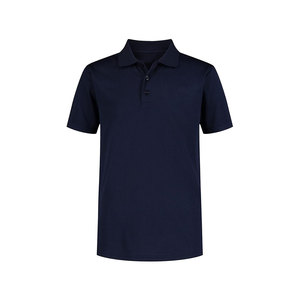Polos de nuevo diseño, logotipo personalizado, poliéster, color sólido, uniforme, Spandex, Polo de golf para hombre - Product Image 5