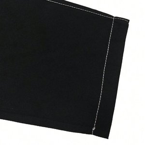 กางเกงยีนส์ขาบานเอวสูงของผู้ชายกางเกงยีนส์ขากว้างกางเกงยีนส์ทรงหลวมเย็บตัดสีตัดกันกางเกงยีนส์เล่นสเก็ตกางเกงทั่วไปสำหรับฤดูร้อนกลางแจ้ง - Product Image 3