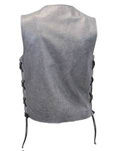 Chaqueta personalizable Vintage de cuero de vaca marrón para adultos decoración de botones impermeable transpirable a prueba de viento para ropa exterior de invierno - Product Image 2