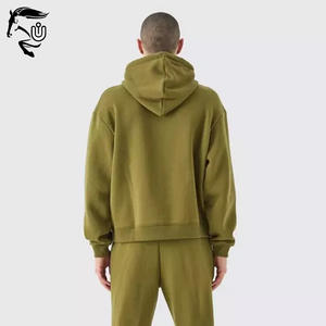Custom <b>Manufacture</b> 2024 Boxy Oversized Men Acid Wash Blank Tracksuit With Premium Quality of Cotton Fleece Sweatsuits for Men - Product Image 4
