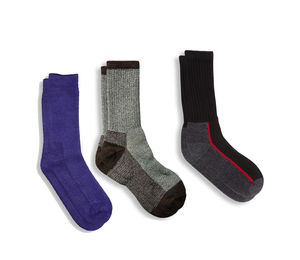 Nouveau 2023 vente en gros hommes rembourré coton Durable Work Gear Crew chaussettes avec évacuation de l'humidité Sport chaussettes de travail robustes - Product Image 6